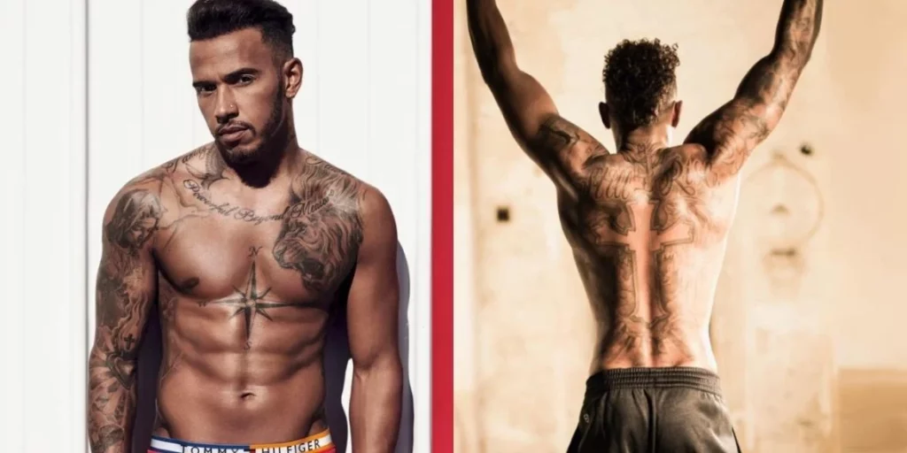 tattoo Lewis Hamilton