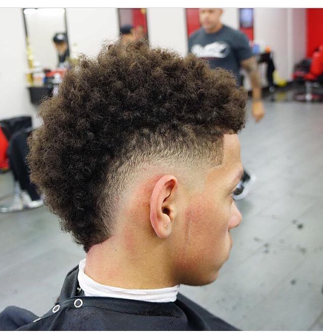 burst fade mullet